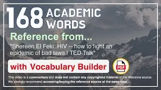 168 Academic Words Ref from 