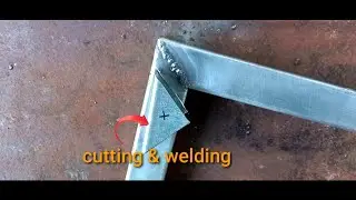 how to||weld 90 degree angle galvanized iron