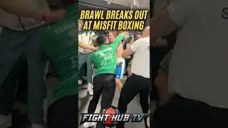 BRAWL BREAKS OUT at misfit boxing between Nathan Macron and Team Rahim Pardesi!