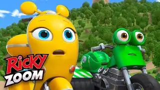 Scootio cambia de carril ⚡️Nueva bicicleta ⚡️ Dibujos Animados De Motos | Ricky Zoom Español