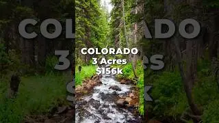 COLORADO Riverfront Land for Sale in the Mountains &bull; 3 Acres &bull; LANDIO