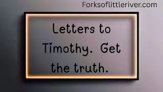 Letters to Timothy. 
