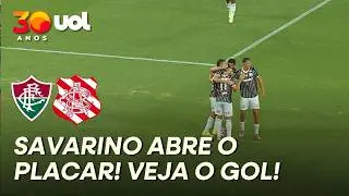 GOL DO FLUMINENSE! SAVARINO ABRE O PLACAR NO MARACAN&Atilde;