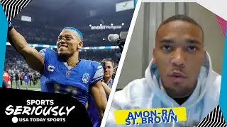 Can Amon-Ra St. Brown reach 2000 receiving yards next NFL season? We ask him.