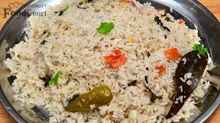 Coconut Milk Rice/ Quick Lunch Recipe/ Thengai Paal Sadam