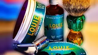 Louie - Veviter and Golden Vanilla Homage | MSC, Shave Dad, and Wet Shaving Store | Eclipse Red Ring