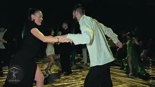 Salsa Social Dancing in Budapest - Panagiotis and Lisa