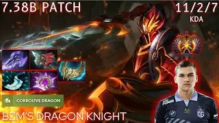 🐉 Dota 2 7.38b bzm Dragon Knight - Corrosive ATTACK! Full Ranked Match Pro Gameplay