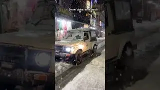 Gypsy snowdrive in Manali❄️ #gypsy #manali #snow #winter #viral #trending #snowfall #tharlover #thar