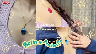 Turn Resin Into Wearable Art ✨ | 3 Pendant Designs (Beginner Friendly)