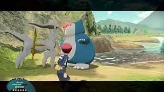 Pok&eacute;mon Legends 2022: Arceus vs. Alpha Snorlax GAMEFREAK