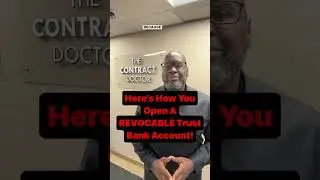 Here's How You Open A Revocable Trust Bank Account!