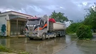 Scania 143 6?? Tsoumanis straight pipe sound