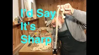 Sharpen with Sandpaper... Oh Yeah, I'd say It is sharp ! - Plane Talk Nov 20, 2025