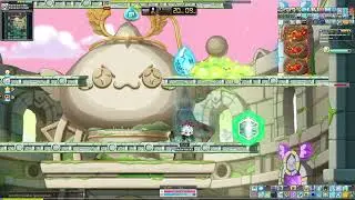 Maplestory EU-Reboot: Illium vs Chaos Guardian Angel Slime | First solo(unlibbed, pre 6th job)