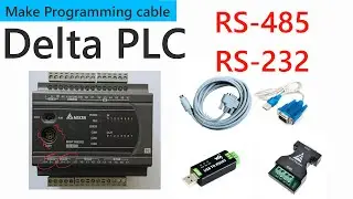 Delta PLC- PC communication using RS-485 | Types of Delta PLC Programming Cables