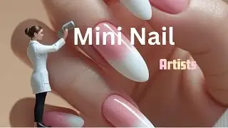 Mini Nail Artists at Work! Creative Ombre Nail Art Magic for Beauty Lovers | SnowingBeauty