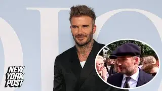 David Beckham gets emotional at Queen&rsquo;s coffin after waiting in 12-hour line | New York Post