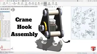 Tutorial SolidWorks per l'assemblaggio del gancio della gru! SolidWorks