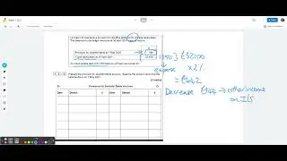 Q12 Provision for Doubtful Debts &ldquo;Le Clare&rdquo; Oct 2021 7127-1 A-Level Accounting