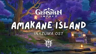 An Evening in Amakane Island 🌸 Relaxing Genshin Impact Music | Inazuma OST 原神 [No Mid-Roll Ads]