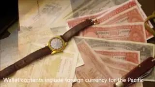 WWII US Army, Navy, Marine Personal Effects, Wallet and Documents