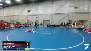 106 Lbs Placement Matches (8 Team) - Bella Heaney, Minnesota Blue Vs Olivia Weiland, Georgia Blue