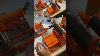 3D printed Bottle Labeler #3dprinting #3dmachine #engineering #3dprinter #labelapplicator