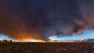 02/20/22 Storm Time Lapse - Moses Lake, Washington