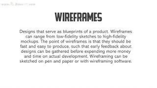 Wireframes