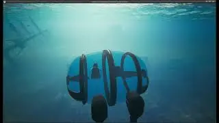 UE4 : Submarine + Oceanology + NWH Dynamic Water Physics
