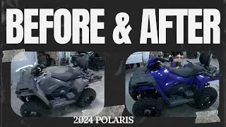 ATV COMPLETE Color Change Paint Job Done Correctly!