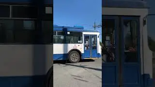 Учебный ВМЗ-5298-22 на лыжной улице #птзтроллейбус @егор_троллейбус @Transport363