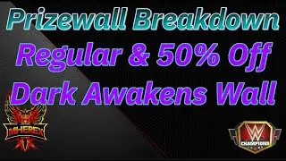 Распределение призового фонда для обычных и со скидкой 50% на The Dark Awakens Walls