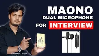 Best Interview MIC for Youtubers  | MAONO  AU 200 Dual Lavalier Microphone l Unboxing & Review