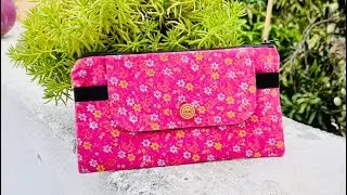 How to make beautiful clutch bag l purse making at home l latest designs l
