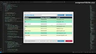 Python Digital Contact Book