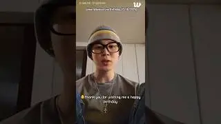 Jimin Live On Weverse With English Subs🎂💜#jimin #fypシ゚viral #bts