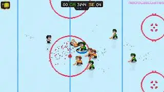 Super Blood Hockey - FIRST GAME EVER! (no cam) #hockey #videogames #gamer #superbloodhockey