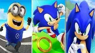 Despicable Me Minion Rush vs Sonic Dash vs Sonic the Hedgehog 2006