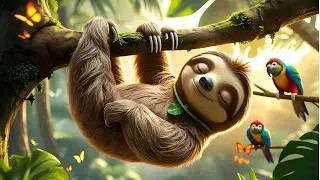 Are You Sleeping Brother Sloth 🦥 | Kids Dance Song | Pixar Style 3D Animation