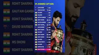 IPL Winning Captains (2008&ndash;2025) 🏆 | Dhoni &bull; Rohit &bull; Gambhir &bull; Patidar 👑🇮🇳