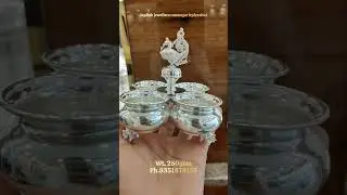 silver Pooja items, silver gift items, silver return gift items #poojaitems #poojasamagri #pooja
