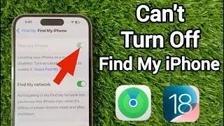 How to Fix Find My iPhone Greyed Out Problem on iPhone | Cannot Turn Off Find My iPhone Greyed Out.
