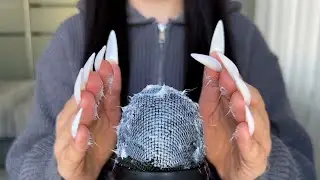 ASMR - One minute Glue on the microphone !