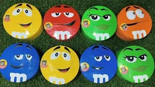 Satisfying Video | Super Unpacking Funny Tins with Skittles Chewies and Tasty M&M'S 8 Candy ASMR