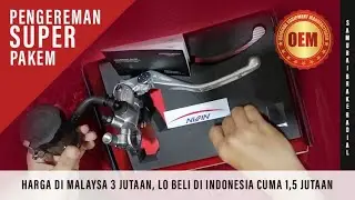 Unboxing Master Rem Nissin Radial 16 mm Samurai Brake Titanium || Ninja RR
