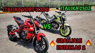 ITALIKA VORT-X 200 VS ITALIKA 250Z   &iquest;CUAL CORRE MAS ?🔥HABRA DIFERENCIA ENTRE LAS 2?