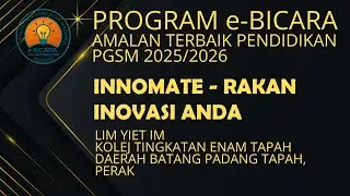 e-BICARA PGSM 2025/2026 - INNOMATE RAKAN INOVASI ANDA