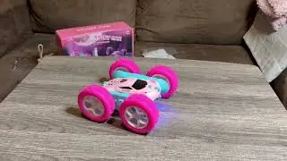 QUNREDA RC Stunt Car Review | Best Remote Control 360&deg; Flipping LED Toy for Kids